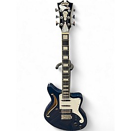Used D'Angelico Premier Bedford Navy blue Hollow Body Electric Guitar