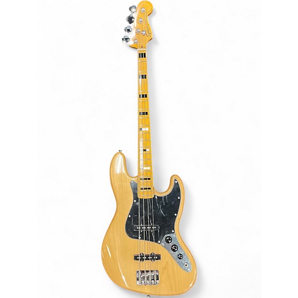 Used Squier Classic Vibe 70s Jazz Bass Natural Electric Bass Guitar