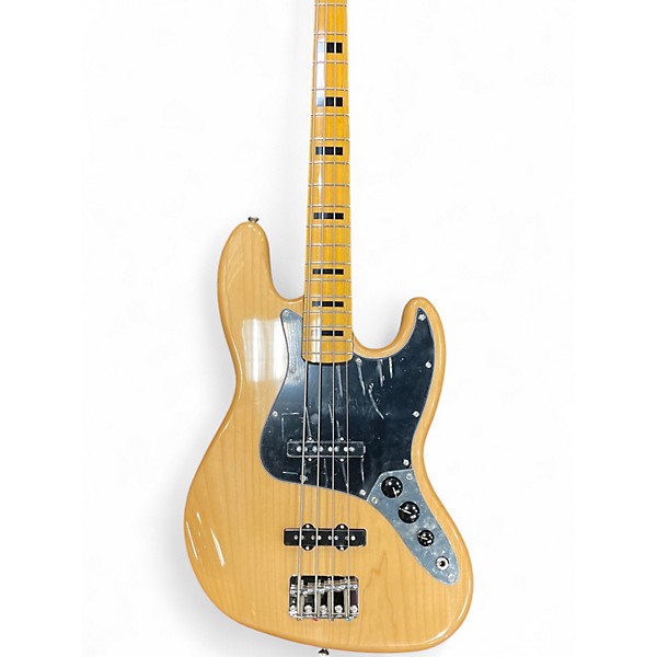 Used Squier Classic Vibe 70s Jazz Bass Natural Electric Bass Guitar