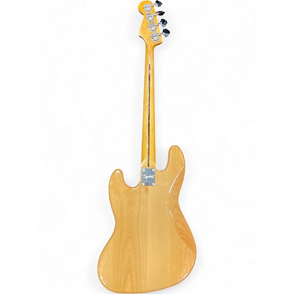 Used Squier Classic Vibe 70s Jazz Bass Natural Electric Bass Guitar