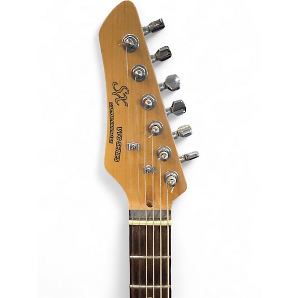 Used Sx Custom Handmade VTG SERIES 2 Tone Sunburst Solid Body Electric Guitar