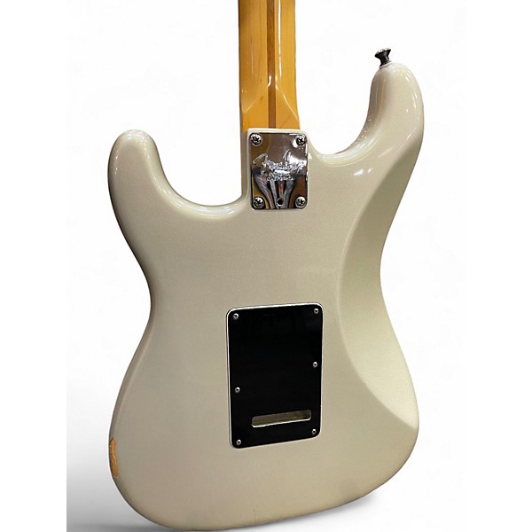 Used Fender American Standard Stratocaster Silver Solid Body Electric Guitar