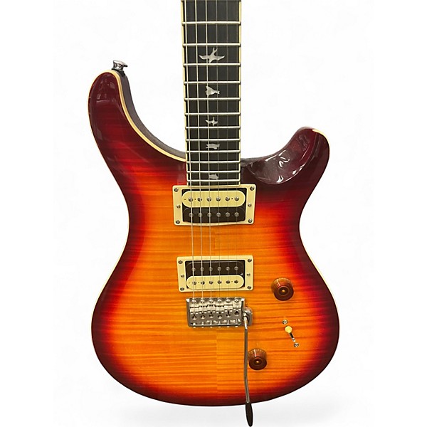 Used PRS SE Custom 24 3 Tone Sunburst Solid Body Electric Guitar