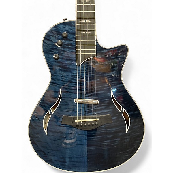 Used Taylor T5Z PRO PACIFIC BLUE Acoustic Electric Guitar
