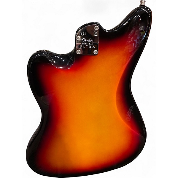 Used Fender American Ultra Jazzmaster 2 Color Sunburst Solid Body Electric Guitar