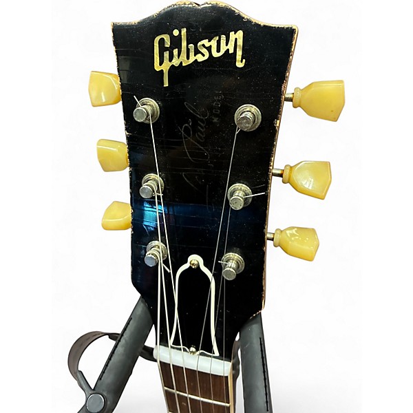 Used 2023 Gibson Custom Shop '58 Les Paul Heavy Aged Lemonburst Solid Body Electric Guitar