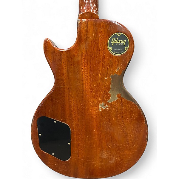 Used 2023 Gibson Custom Shop '58 Les Paul Heavy Aged Lemonburst Solid Body Electric Guitar