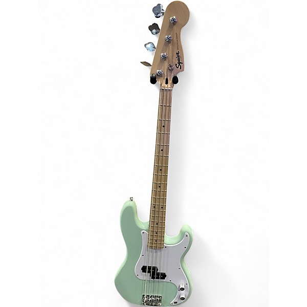 Used Squire PRECISION BASS Surf Green Electric Bass Guitar