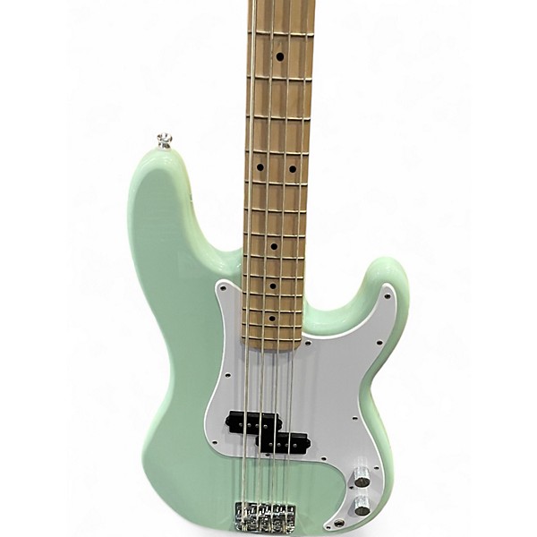 Used Squire PRECISION BASS Surf Green Electric Bass Guitar