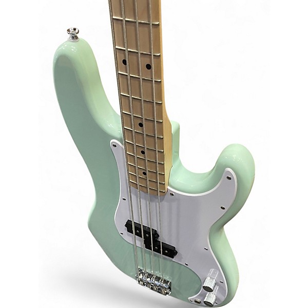 Used Squire PRECISION BASS Surf Green Electric Bass Guitar