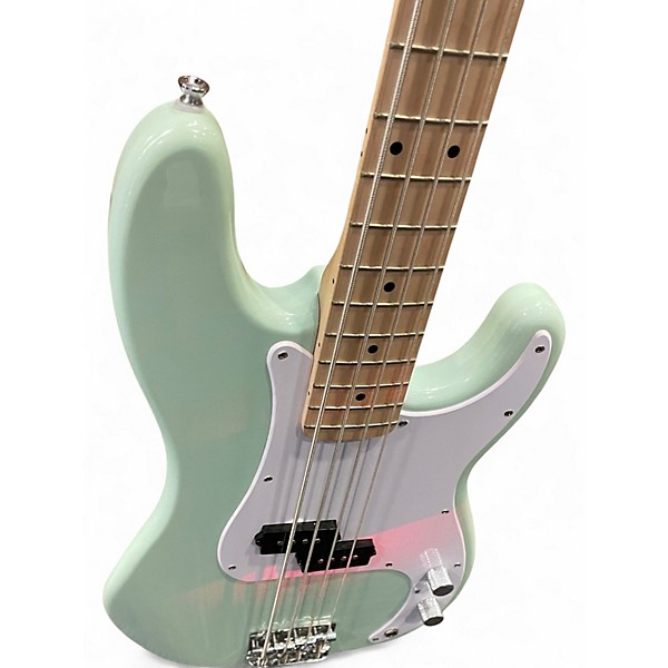 Used Squire PRECISION BASS Surf Green Electric Bass Guitar