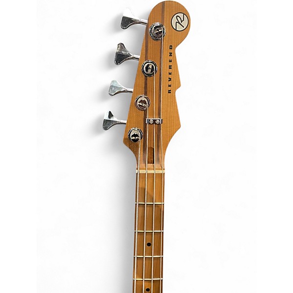 Used Reverend Decision P Bass Black Electric Bass Guitar