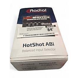 Used Radial Engineering Hotshot DM1 On-Stage Mic Mute Footswitch