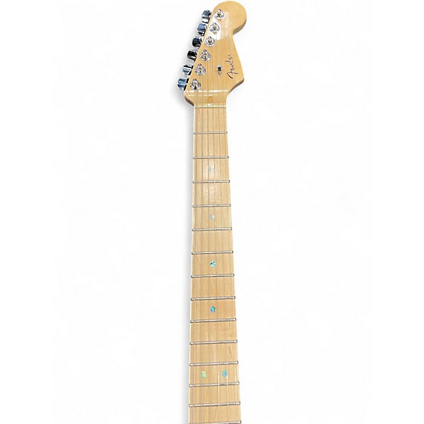 Used Fender American Deluxe Stratocaster 3 Color Sunburst Solid Body Electric Guitar