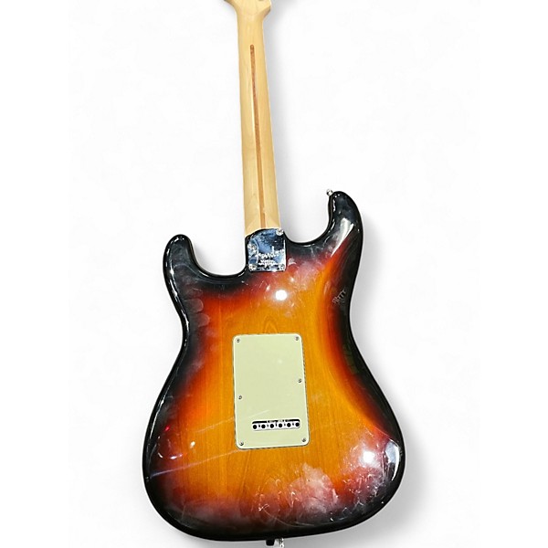 Used Fender American Deluxe Stratocaster 3 Color Sunburst Solid Body Electric Guitar