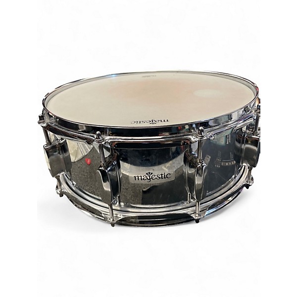 Used Majestic 14in Snare Drum Chrome Drum