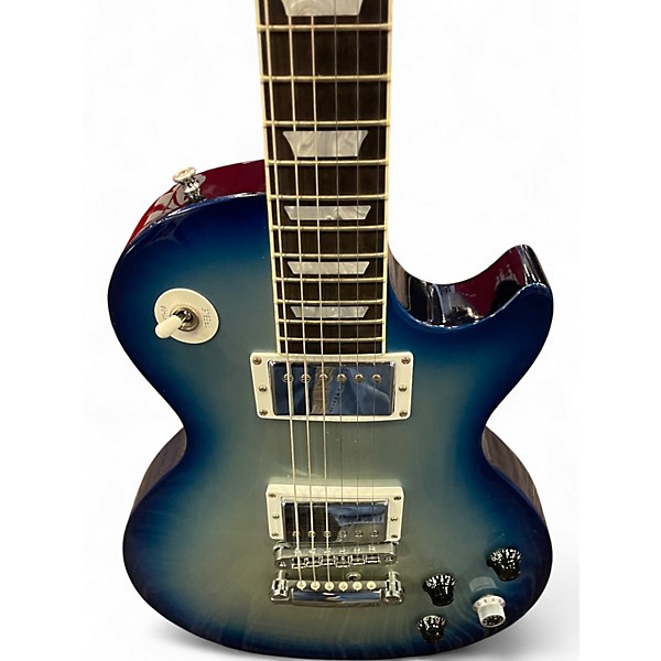 Used Gibson Les Paul Robot Blue Solid Body Electric Guitar