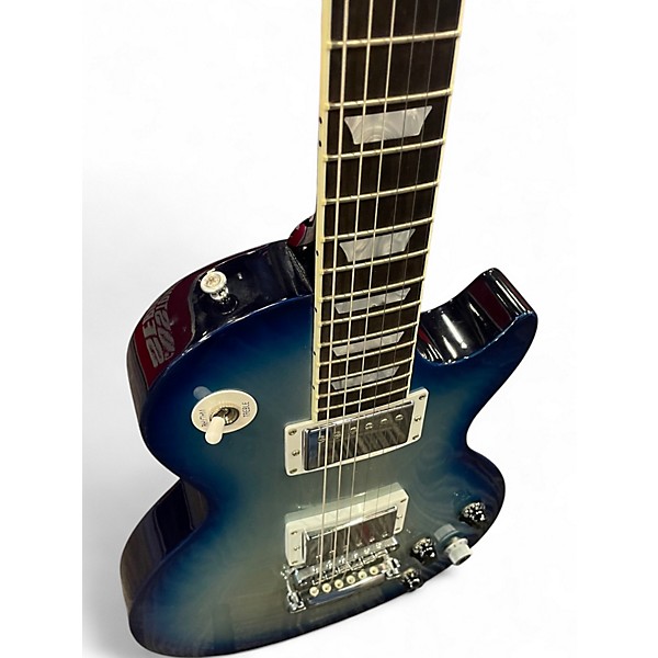 Used Gibson Les Paul Robot Blue Solid Body Electric Guitar