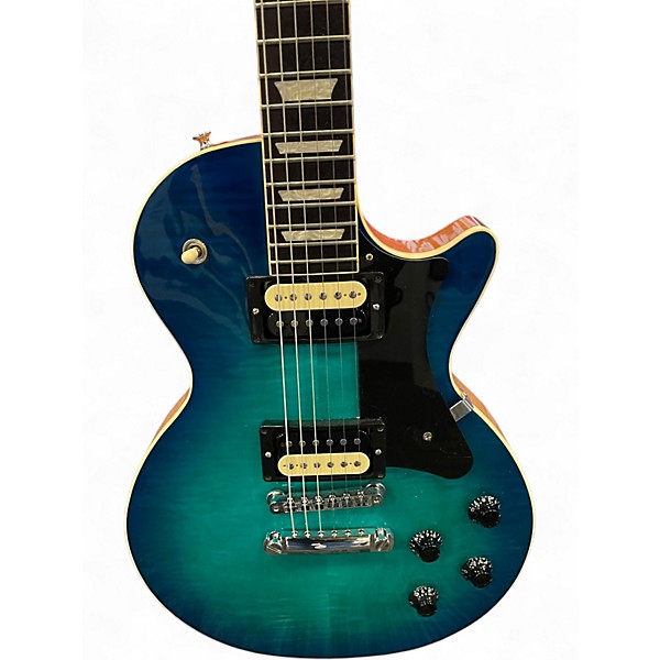 Used Heritage factory special h150 Blue Burst Solid Body Electric Guitar
