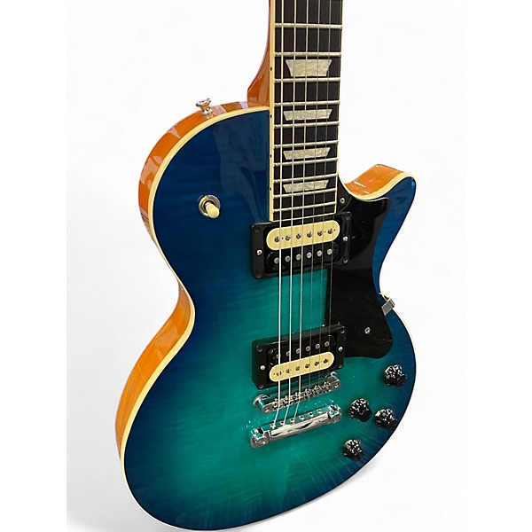 Used Heritage factory special h150 Blue Burst Solid Body Electric Guitar