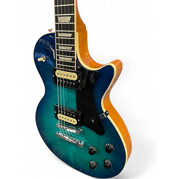Used Heritage factory special h150 Blue Burst Solid Body Electric Guitar