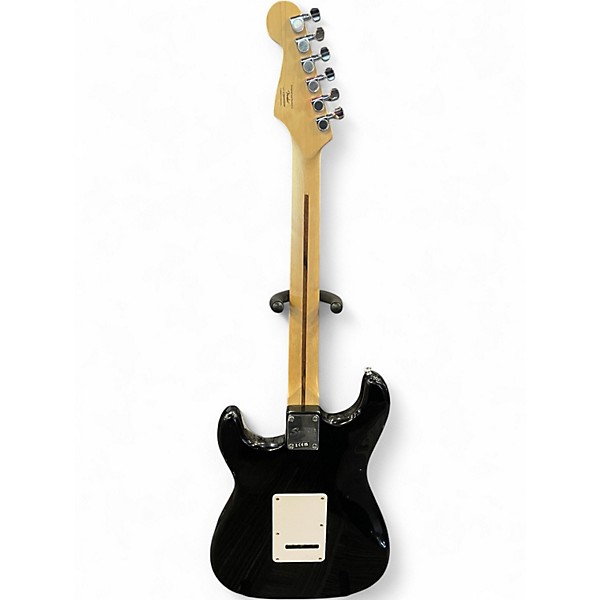Used Squier Standard Stratocaster Black Solid Body Electric Guitar