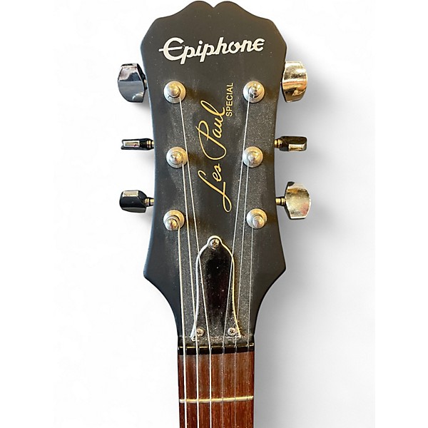 Used Epiphone Les Paul Special I Satin Black Solid Body Electric Guitar