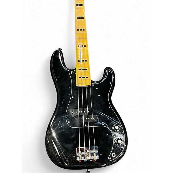 Used Squier Classic Vibe 1970S Precision Bass Black Electric Bass Guitar