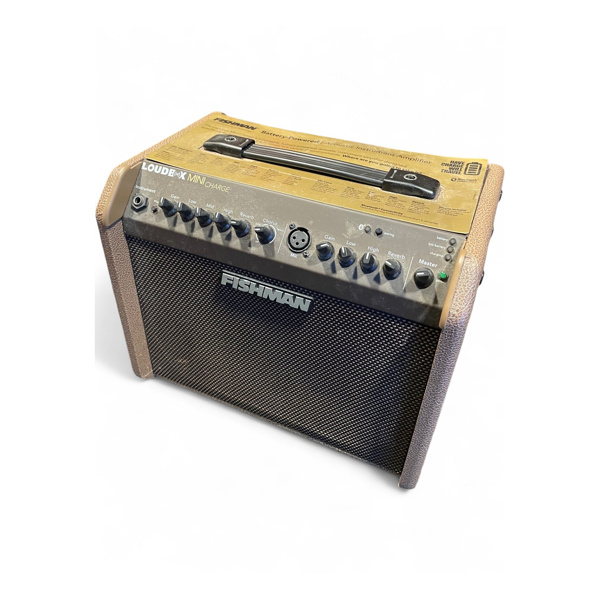 Used Fishman LOUDBOX MINI CHARGE Acoustic Guitar Combo Amp