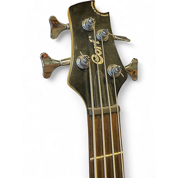 Used Cort Action Bass Natural Electric Bass Guitar
