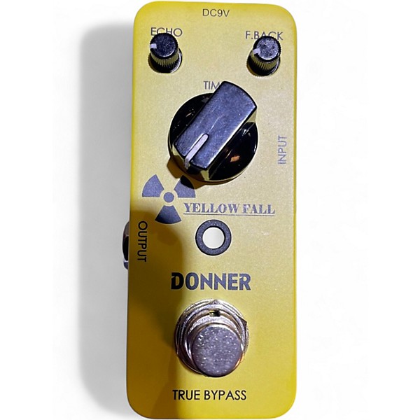 Used Donner Yellow Fall Bypass Effect Pedal