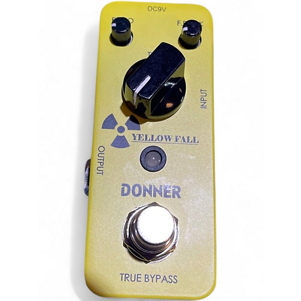 Used Donner Yellow Fall Bypass Effect Pedal