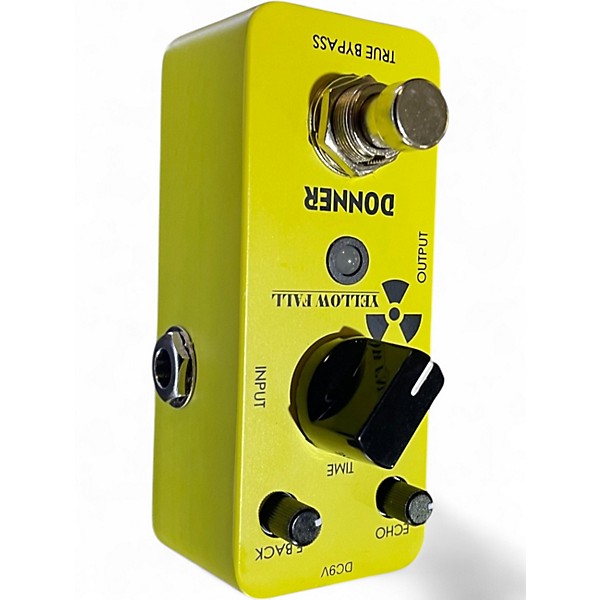 Used Donner Yellow Fall Bypass Effect Pedal