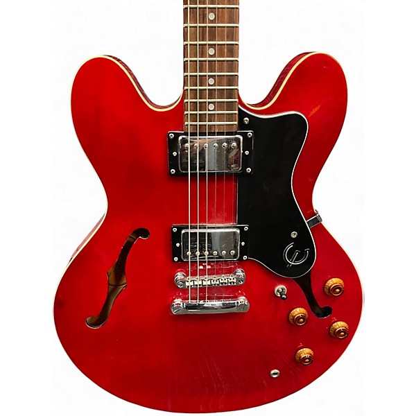 Used Epiphone DOT CH Cherry Hollow Body Electric Guitar