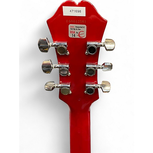 Used Epiphone DOT CH Cherry Hollow Body Electric Guitar
