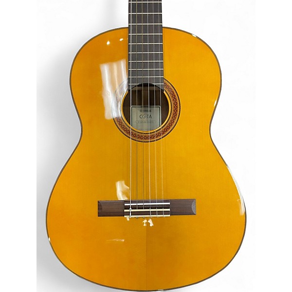 Used Yamaha CGTA Natural Classical Acoustic Electric Guitar