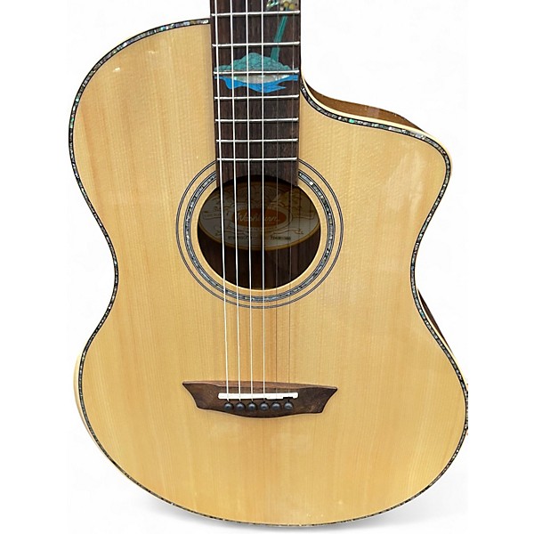 Used Washburn SC56S Natural Acoustic Guitar