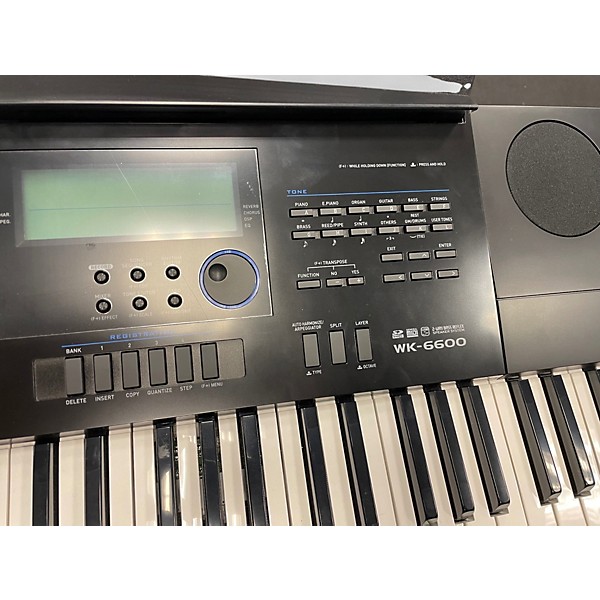 Used 2020s Casio WK6600 76 Key Portable Keyboard