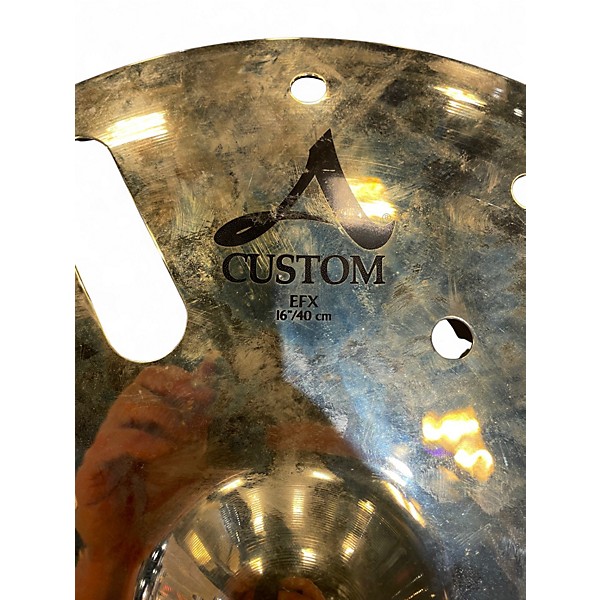 Used Zildjian 16in A Custom EFX Crash Cymbal