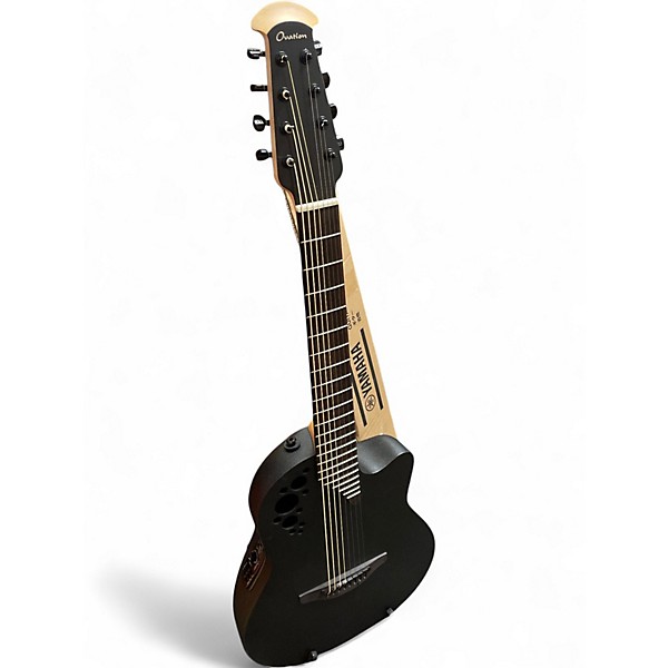 Used Ovation 1788TX 8 String Guitar Carbon Black Acoustic Electric Guitar