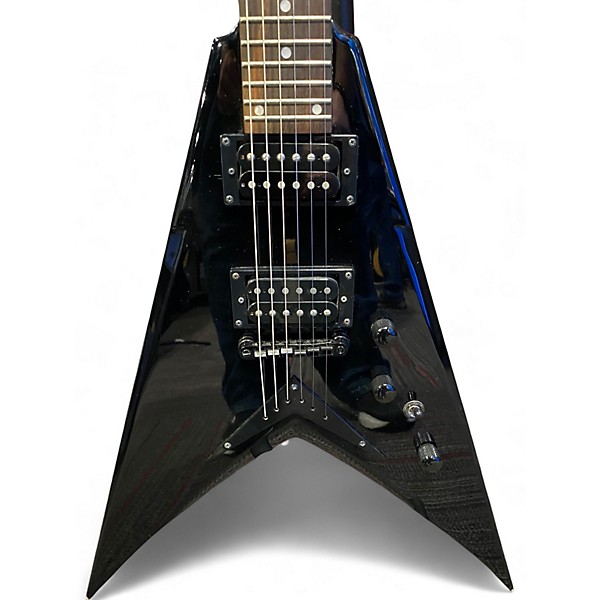 Used Dean Dave Mustaine VMNTX Black Solid Body Electric Guitar