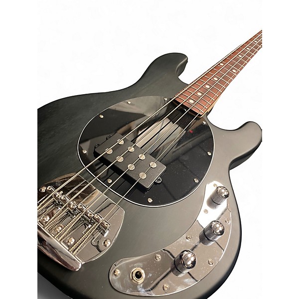 Used Sterling by Music Man Sub Series 4 String Matte Black Electric Bass Guitar