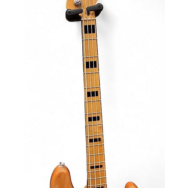Used Squire jazz bass Natural Electric Bass Guitar