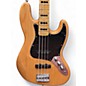 Used Squire jazz bass Natural Electric Bass Guitar