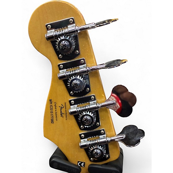 Used Squire jazz bass Natural Electric Bass Guitar
