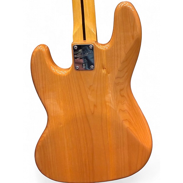 Used Squire jazz bass Natural Electric Bass Guitar