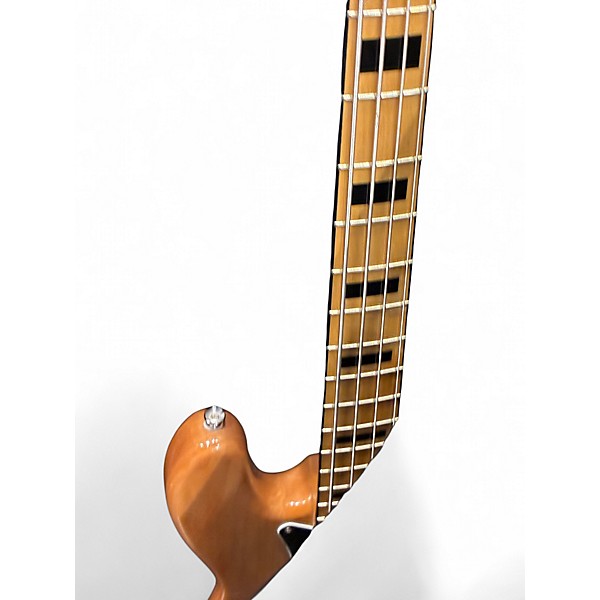 Used Squire jazz bass Natural Electric Bass Guitar