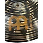 Used MEINL 16in DARK CUSTOM CLASSIC CRASH Cymbal