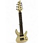 Used Schecter Guitar Research Demon 7 String white Solid Body Electric Guitar thumbnail