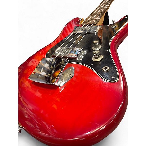 Used 2002 Epiphone QINGDAO BASS CHERRY BURST Electric Bass Guitar